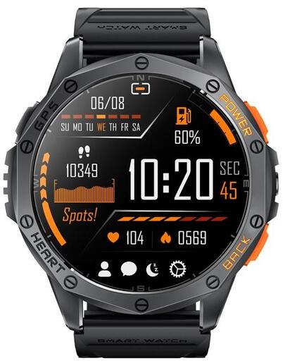 Moye Nav X PRO GPS pametni sat, crni