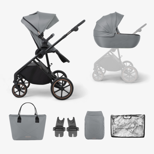 Kikka Boo kolica 2u1 Thea + košara - Grey 2024