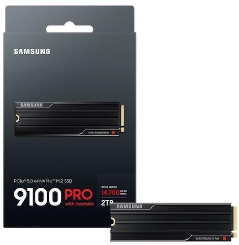 SSD 2TB Samsung 9100 PRO M.2 NVMe + heatsink (MZ-VAP2T0CW)