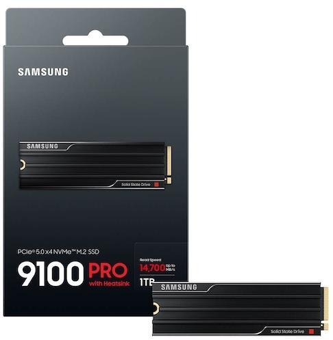 SSD 1TB Samsung 9100 PRO M.2 NVMe + heatsink (MZ-VAP1T0CW)
