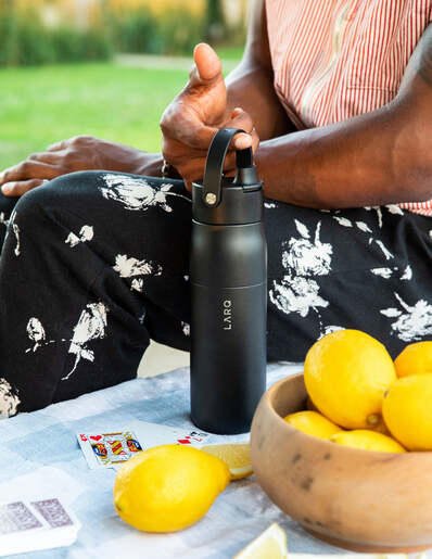 LARQ Swig Top, Obsidian Black, 1l