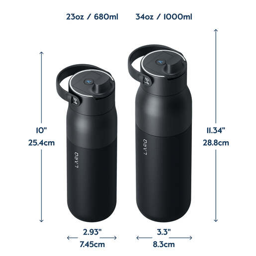 LARQ PureVis 2 boca, Obsidian Black, 680ml