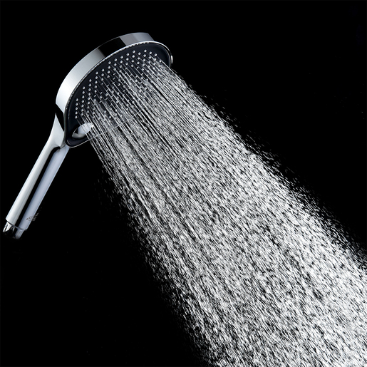 Inter Ceramic tuš ručica, 3 funkcije 13cm ABS krom/crna