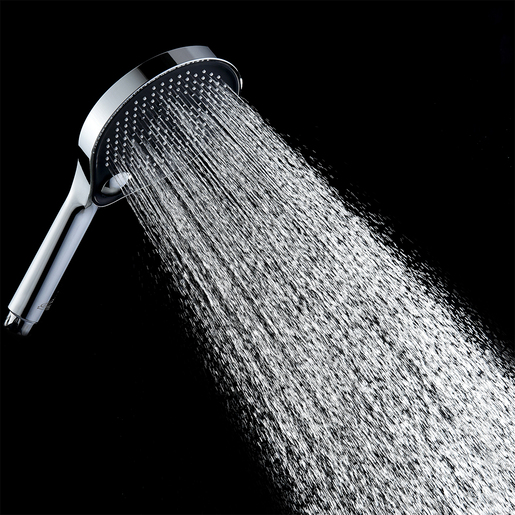 Inter Ceramic tuš ručica, 3 funkcije 13cm ABS krom/crna