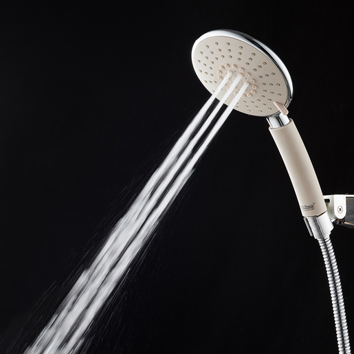 Inter Ceramic tuš ručica, 3 funkcije 11cm ABS krom/bež