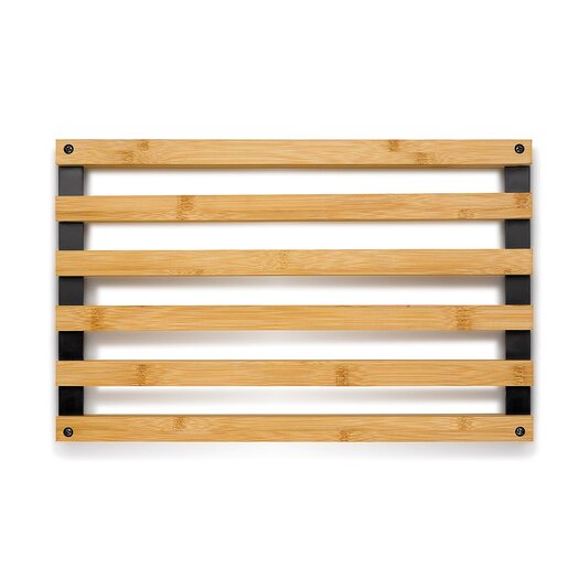 Kela podmetač za lonac KIRIL, 38x24x3cm bambus crna