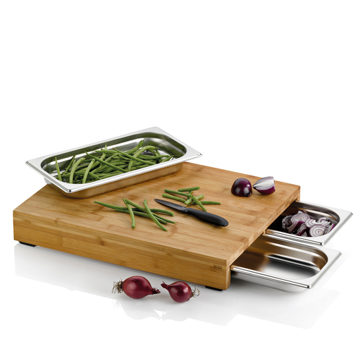 Kela daska za rezanje Kenina, 46x36x7cm bambus svjetlosmeđa