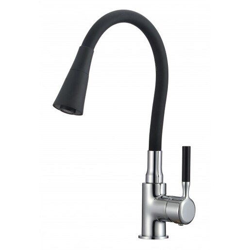 Inter Ceramic slavina za sudoper Havana zinc/mjed mat crna