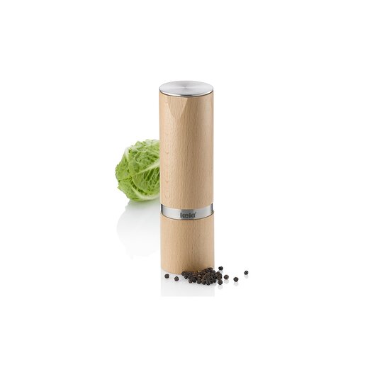 Kela mlinac za sol i papar KAURI, 18x5,5cm bukva svjetlosmeđa