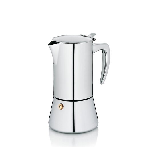 Kela kafetijera LATINA, 200ml nehrđajući čelik 18/10 srebrna