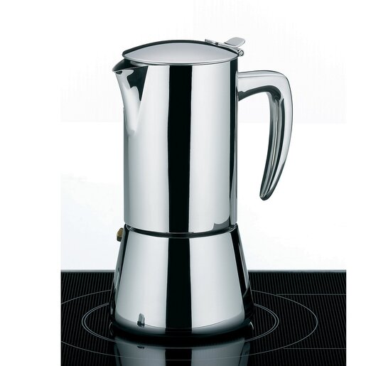 Kela kafetijera LATINA, 200ml nehrđajući čelik 18/10 srebrna