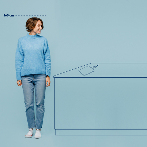 Kela daska za rezanje Cosma, 39x21x1,5cm bambus svjetlosmeđa