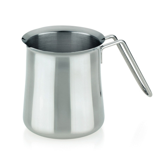 Kela lončić za mlijeko HERTA, 0,35l nehrđajući čelik 18/10 cmat srebrna