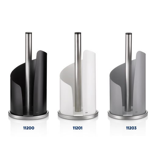 Kela držač role papira STELLA 32X15 cm, metal, sivi