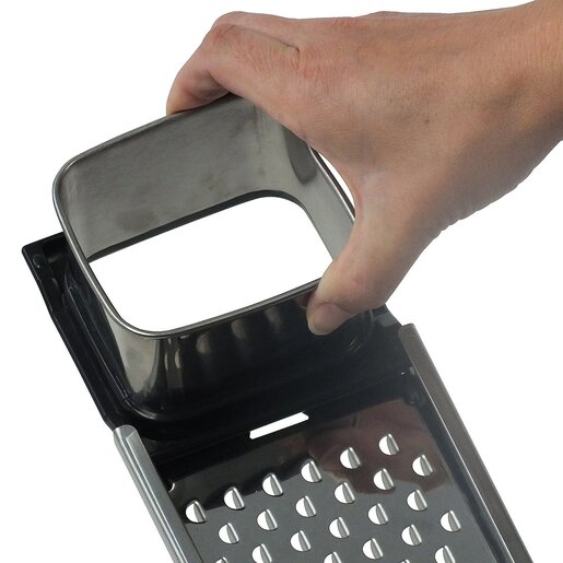 Kela ribež EMMA, 31,5x11x6,5cm nehrđajući čelik srebrna