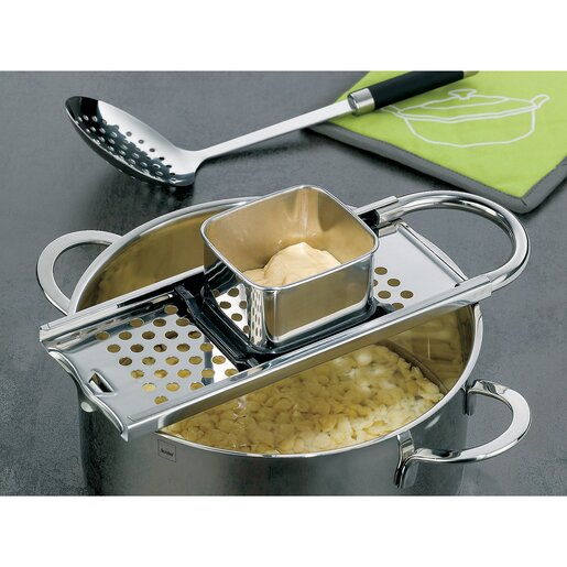 Kela ribež EMMA, 31,5x11x6,5cm nehrđajući čelik srebrna