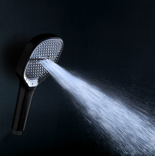 Inter Ceramic tuš ručica, 3 funkcije 12cm ABS crna