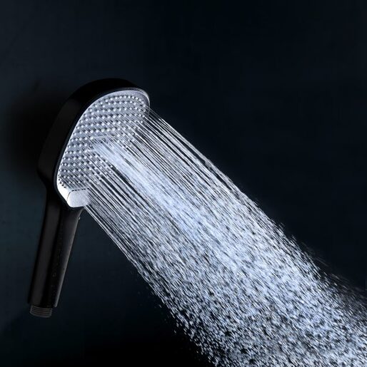 Inter Ceramic tuš ručica, 3 funkcije 12cm ABS crna