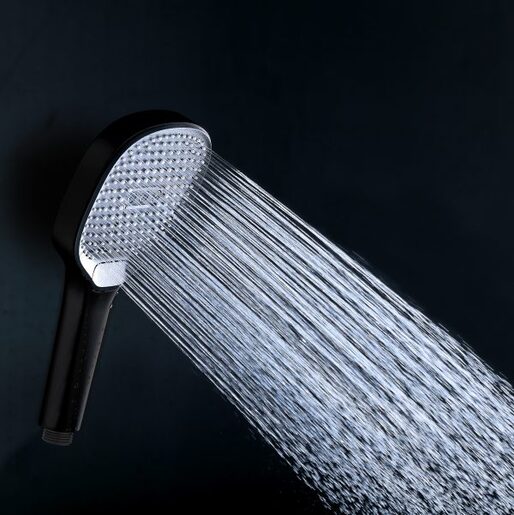 Inter Ceramic tuš ručica, 3 funkcije 12cm ABS crna