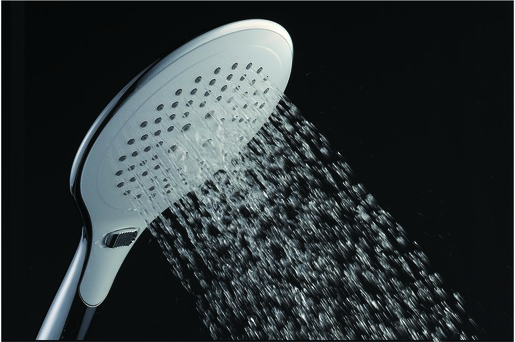 Inter Ceramic tuš ručica, 3 funkcije 15cm ABS krom/bijela