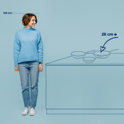 Kela tava FLAVORIA, 6X28CM nehrđajući čelik 18/10 srebrna