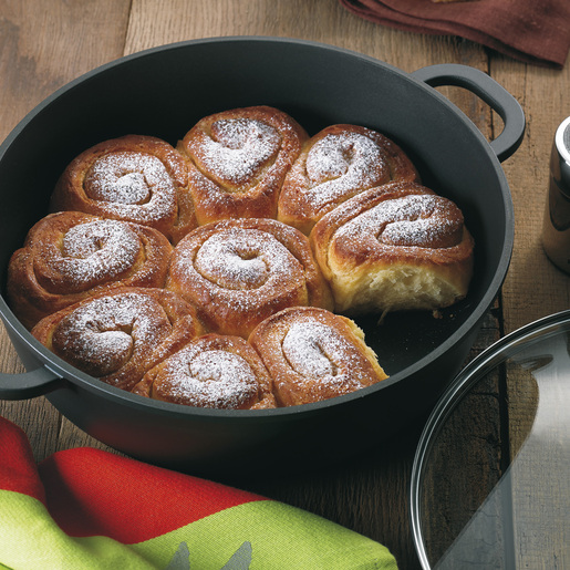 Kela lonac s poklocem KERROS, 5l lijevani aluminij crna