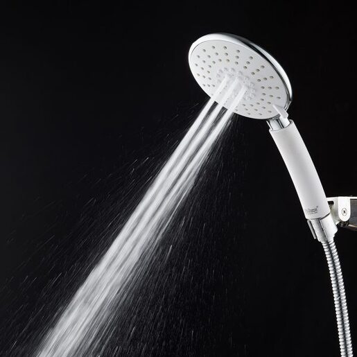 Inter Ceramic tuš ručica, 3 funkcije 11cm ABS krom/bijela