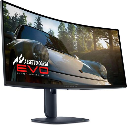 Dell 34" Alienware Gaming Monitor AW3425DW, OLED WQHD, 240Hz, 1ms, AMD FreeSync, 2x HDMI, DisplayPort, USB, USB-C, Zakrivljen
