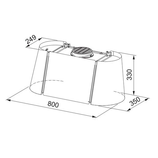 Faber napa Beat XL Wall 80cm