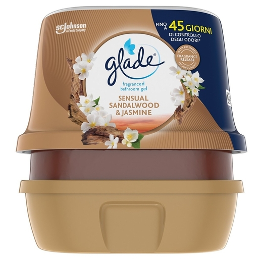 Glade osvježivač prostora u gelu, jasmin i sandalovina, 180 g
