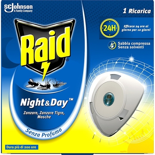 Raid night & day punjenje za električni aparat, 1 kom