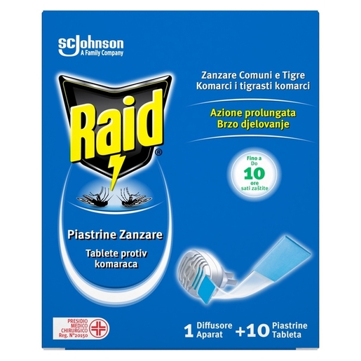 Raid električni aparat s tabletama 10 kom