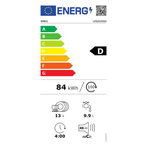 Smeg perilica posuđa LVS262DSX