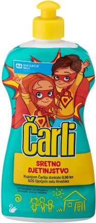 Čarli deterdžent za pranje posuđa, divlja trešnja, 450 ml