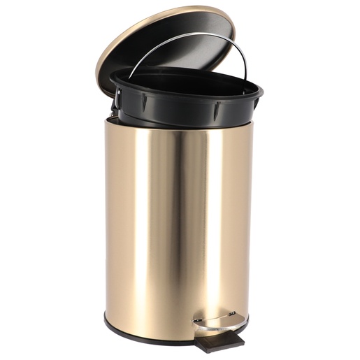 TENDANCE kanta za smeće na pedalu 3L soft close metal, zlatna