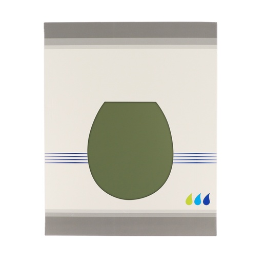 TENDANCE wc daska mdf sa pp okovima, kaki