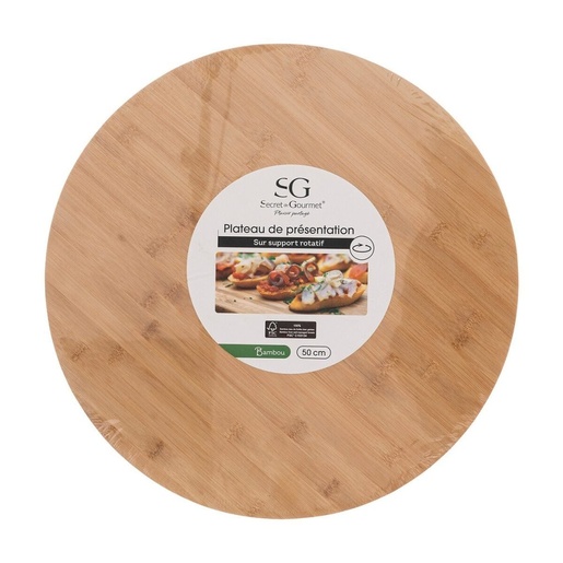 SG pladanj za posluživanje, 50x2.2 cm, bambus