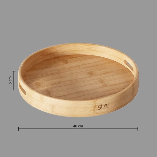 FIVE pladanj za posluživanje, 40x5 cm, bambus