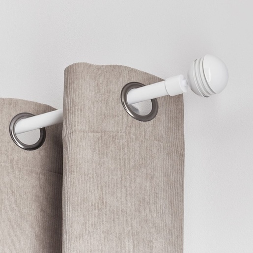 LUANCE set karniša, razvlačni, promjer 16-19 mm, 210-380 cm, zenitude, bijela