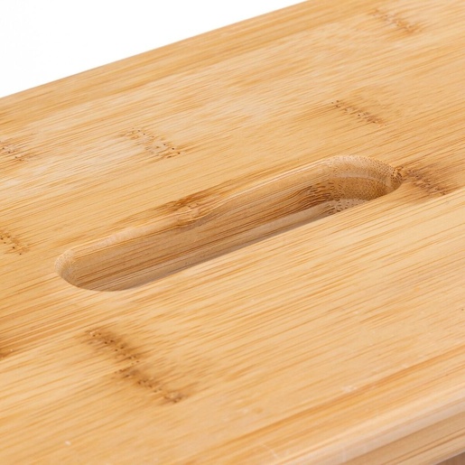 FIVE sklopive ljestve s 3 gazišta, 50x43.5x63.5 cm, bambus