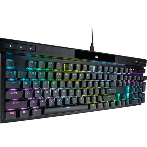 Corsair K70 RGB PRO, mehanička tipkovnica, žičana, Corsair OPX switch, crna, CH-910941A-NA