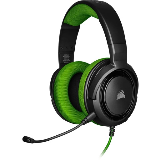 Corsair HS35 Stereo, žičane gaming slušalice, zelene, CA-9011196-EU