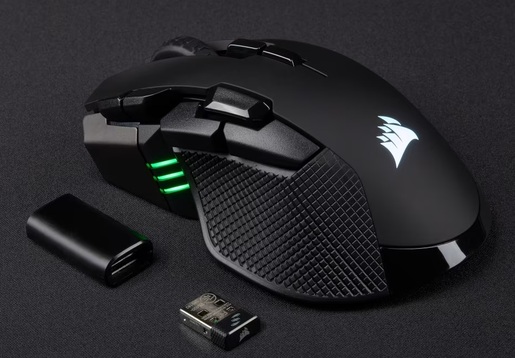 Corsair Ironclaw RGB, bežični optički miš, 18000 DPI, CH-9307011-EU