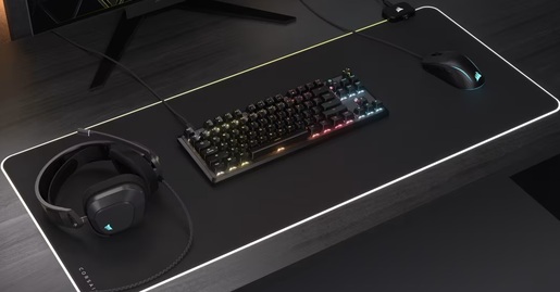 Corsair K70 Core, mehanička tipkovnica, žičana, Corsair MLX Red switch, TKL, crna, CH-911911E-NA