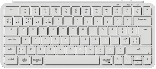 Keychron B1 Pro, UK ISO, HR znakovi, 75% veličina, bežična tipkovnica, bijela, B1P-K8-UK