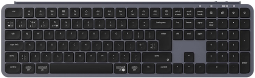 Keychron B6 Pro, UK ISO, HR znakovi, bežična tipkovnica, siva, B6P-K1-UK