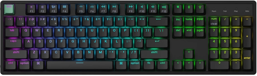 Keychron K10 HE, Nebula Gateron 2.0 magnetic switch, US ANSI, HR znakovi, bežična mehanička tipkovnica, crna, K10H-J1