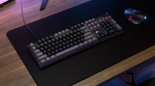 Corsair K70 RGB Core, mehanička tipkovnica, žičana, Corsair MLX Red switch, crna, CH-9109B1E-NA