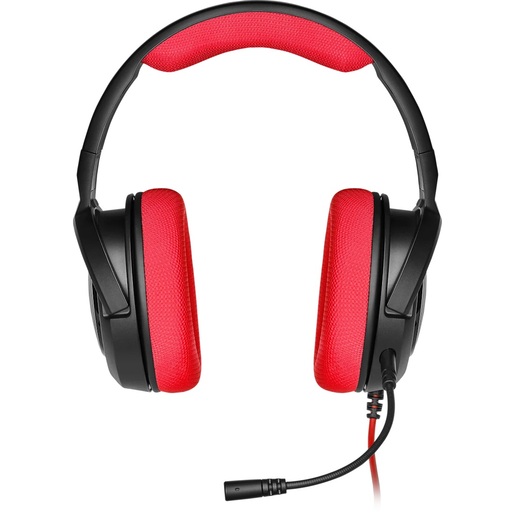 Corsair HS35 Stereo, žičane gaming slušalice, crvene, CA-9011196-EU
