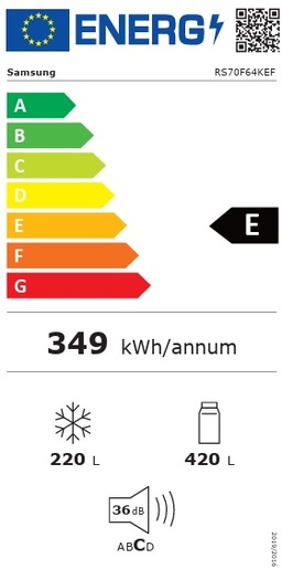 SAMSUNG hladnjak RS70F64KEFEO